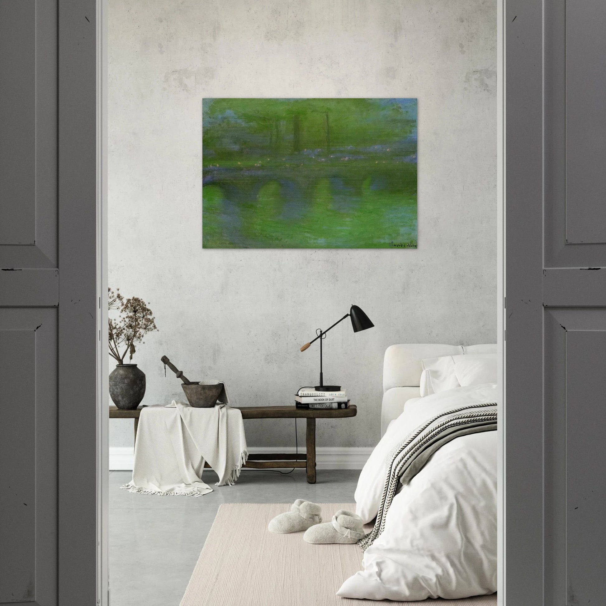 Waterloo Bridge, Dawn - claude monet Brushed Aluminum Print - 70x100 cm / 28x40 inches | claude monet Aluminum Print | claude monet Prints