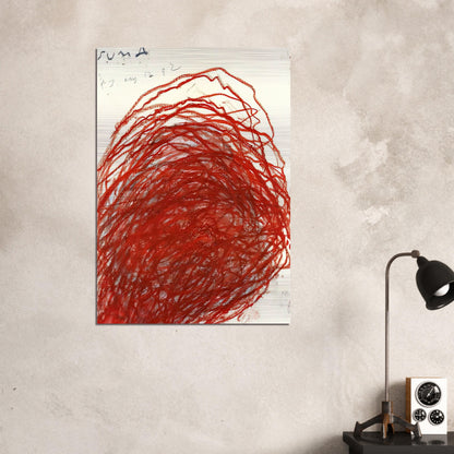 Suma - Cy Twombly Brushed Aluminum Print - 70x100 cm / 28x40 inches | Cy Twombly Aluminum Print | Cy Twombly Prints