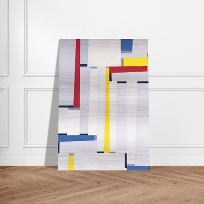Relational Painting #55 - 1951 - Fritz Glarner Brushed Aluminum Print - 70x100 cm / 28x40 inches | Fritz Glarner Aluminum Print | Fritz Glarner Prints