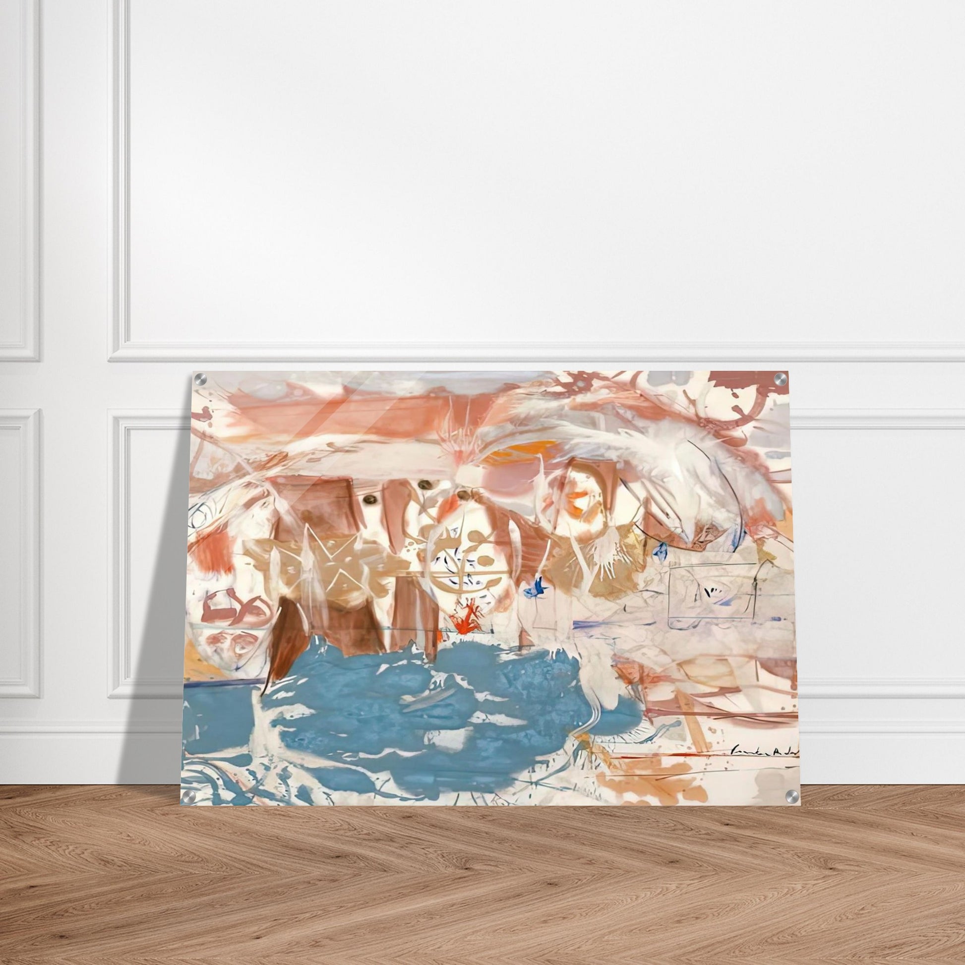 Dawn After the Storm, 1957- - Helen Frankenthaler Acrylic Print - 70x100 cm / 28x40″ inches