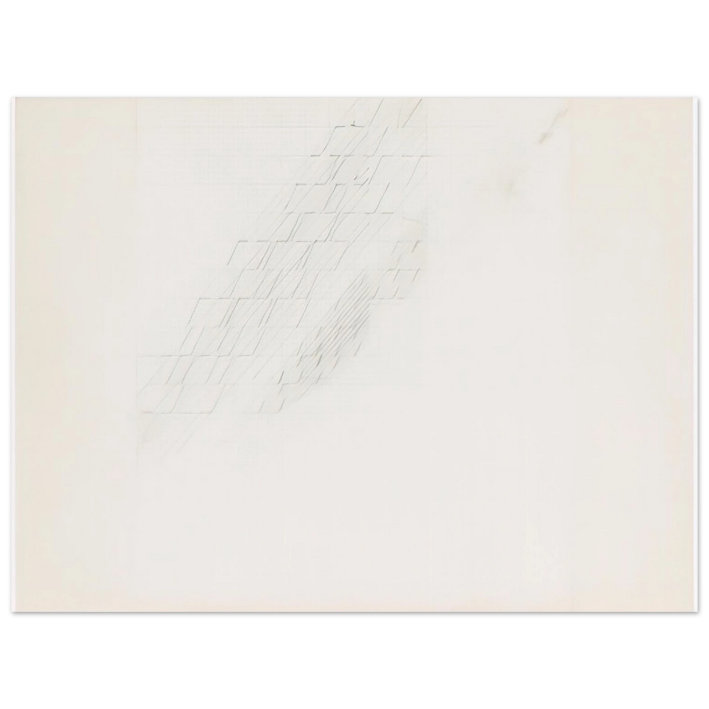 Nasreen Mohamedi - Untitled - 1977  75x100 cm / 30x40inches Fine Art Poster