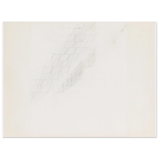 Nasreen Mohamedi - Untitled - 1977  75x100 cm / 30x40inches Fine Art Poster