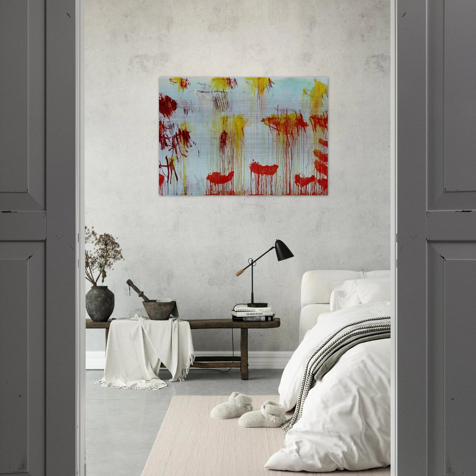 Lepanto, Part XI - Cy Twombly Brushed Aluminum Print - 70x100 cm / 28x40 inches | Cy Twombly Aluminum Print | Cy Twombly Prints