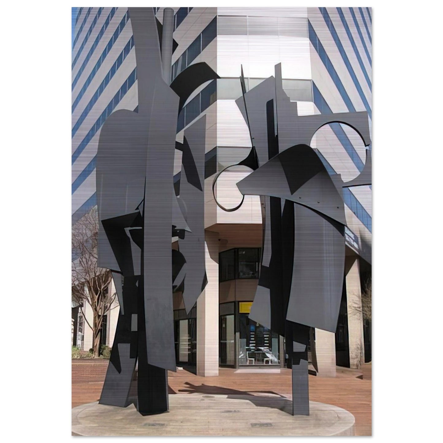 SKY LANDSCAPE 1988 - Louise Nevelson Brushed Aluminum Print - 70x100 cm / 28x40 inches | Louise Nevelson Aluminum Print | Louise Nevelson Prints