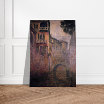 Rio della Salute 02 - claude monet Brushed Aluminum Print - 70x100 cm / 28x40 inches | claude monet Aluminum Print | claude monet Prints
