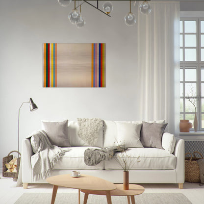 Homage to Matisse - 1960 - Gene Davis Brushed Aluminum Print - 70x100 cm / 28x40 inches | Gene Davis Aluminum Print | Gene Davis Prints