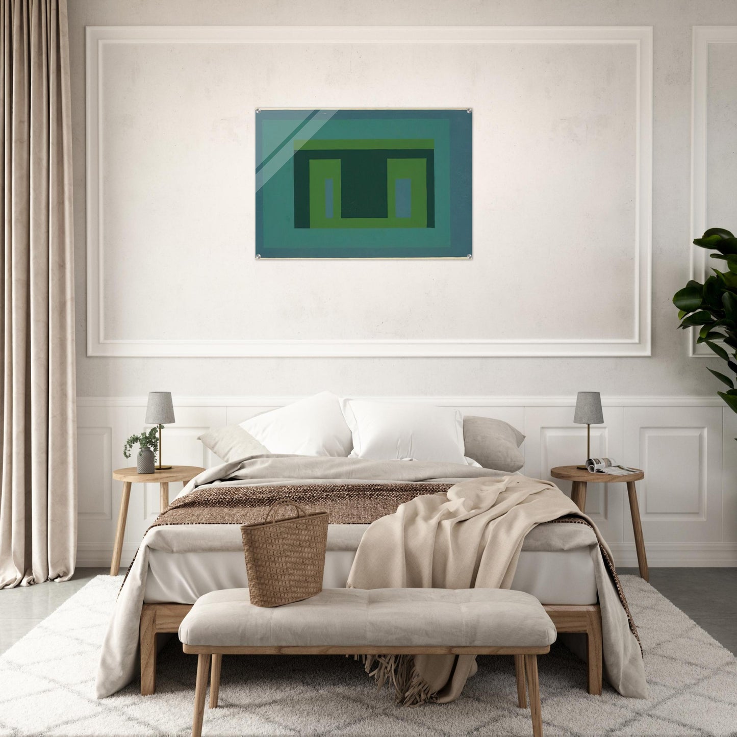 VARIANT ADOBE 1956 - Josef Albers Acrylic Print - 70x100 cm / 28x40″ inches