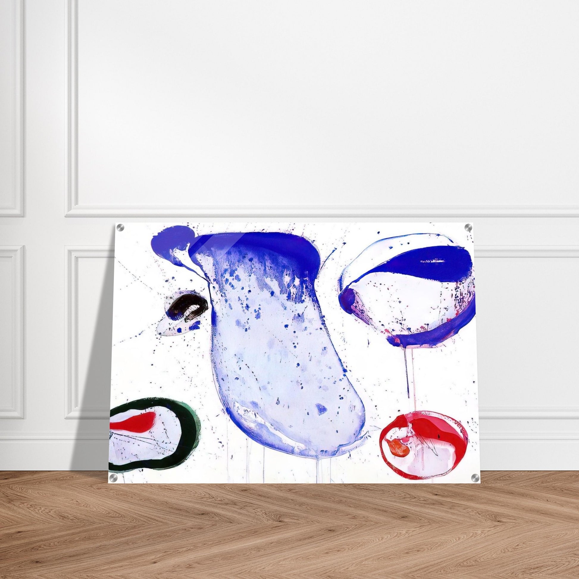 Blue 47 - Sam Francis Acrylic Print - 70x100 cm / 28x40″ inches