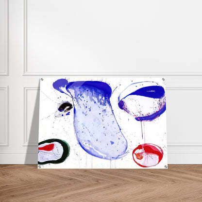 Blue 47 - Sam Francis Acrylic Print - 70x100 cm / 28x40″ inches