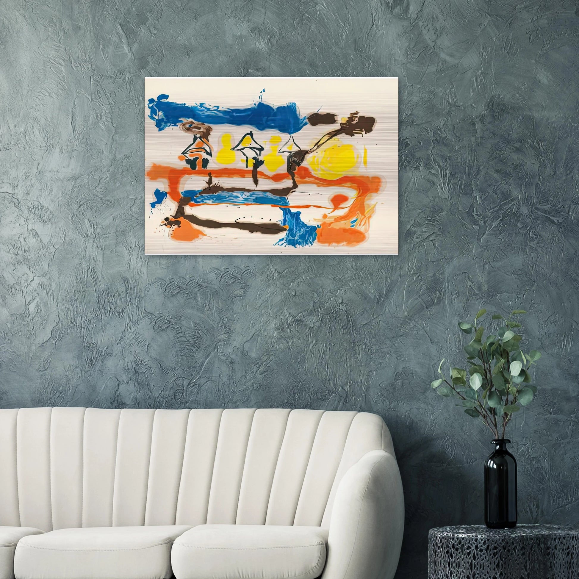 Fable, 1961- - Helen Frankenthaler Brushed Aluminum Print - 70x100 cm / 28x40 inches | Helen Frankenthaler Aluminum Print | Helen Frankenthaler Prints