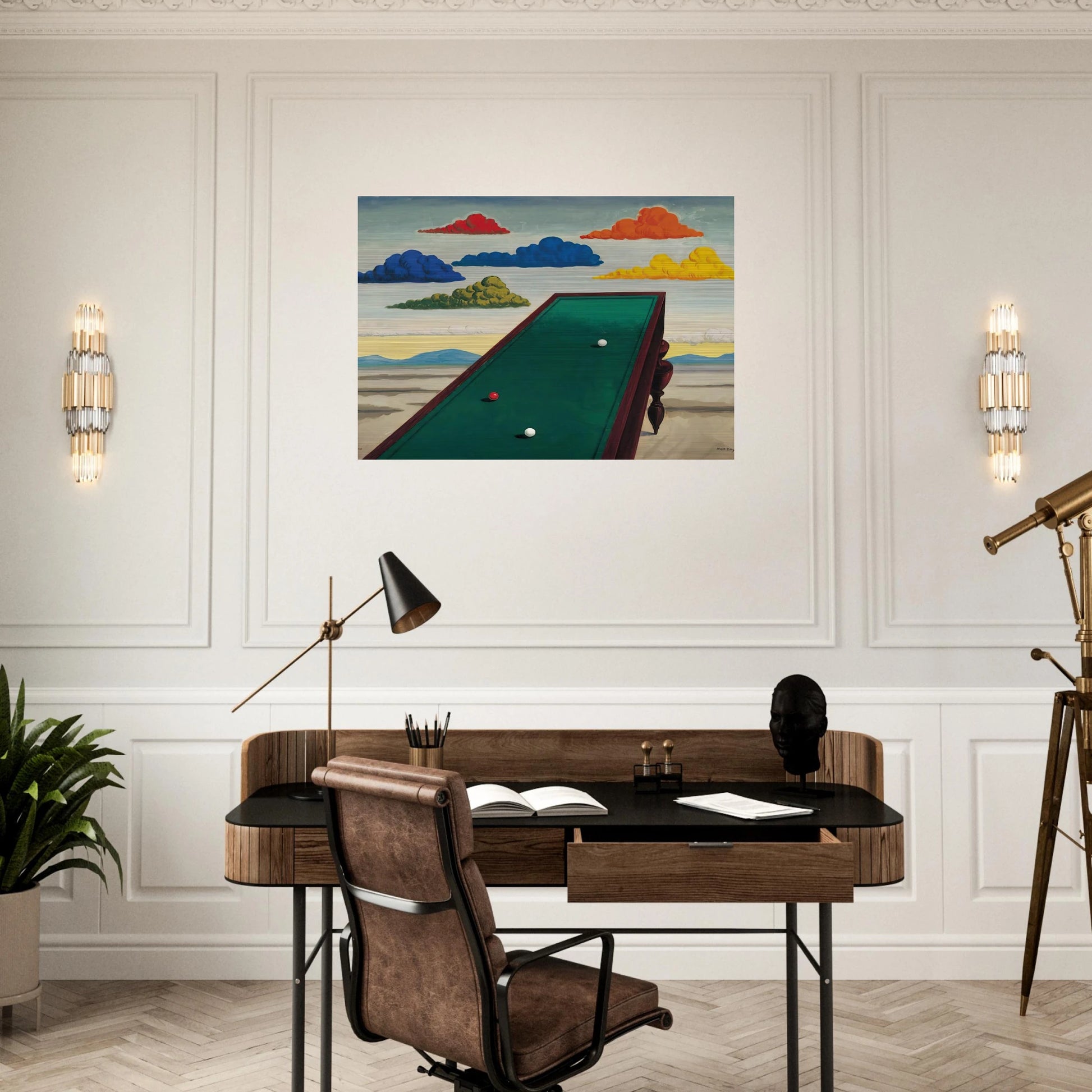 LA FORTUNE - Man Ray Brushed Aluminum Print - 70x100 cm / 28x40 inches | Man Ray Aluminum Print | Man Ray Prints