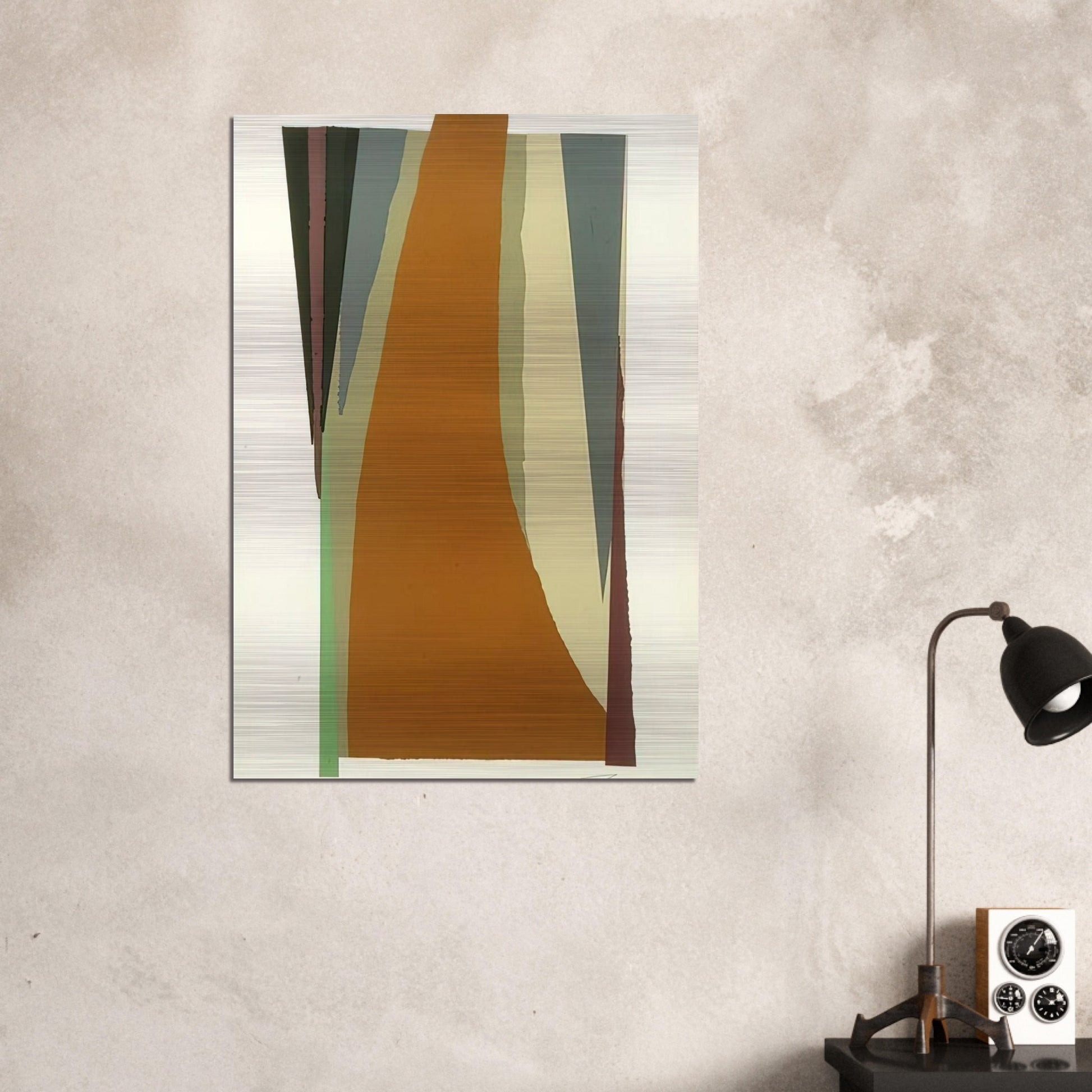 Untitled - Lyrical Abstraction - Larry Zox Brushed Aluminum Print - 70x100 cm / 28x40 inches | Larry Zox Aluminum Print | Larry Zox Prints