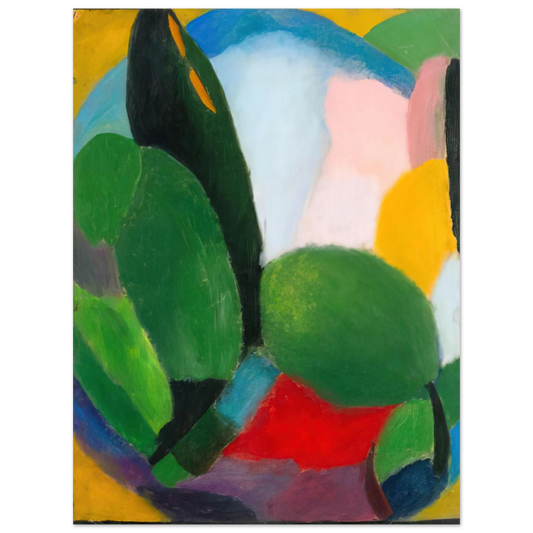 Alexej von Jawlensky - VARIATION 1916  75x100 cm / 30x40inches Fine Art Poster