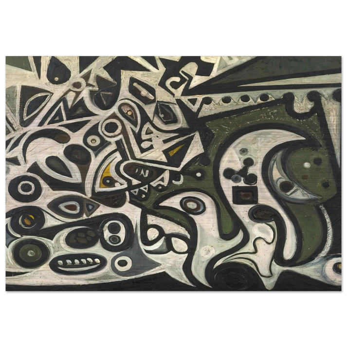 River Metamorphosis - Richard Pousette-Dart Brushed Aluminum Print - 70x100 cm / 28x40 inches | Richard Pousette-Dart Aluminum Print | Richard Pousette-Dart Prints