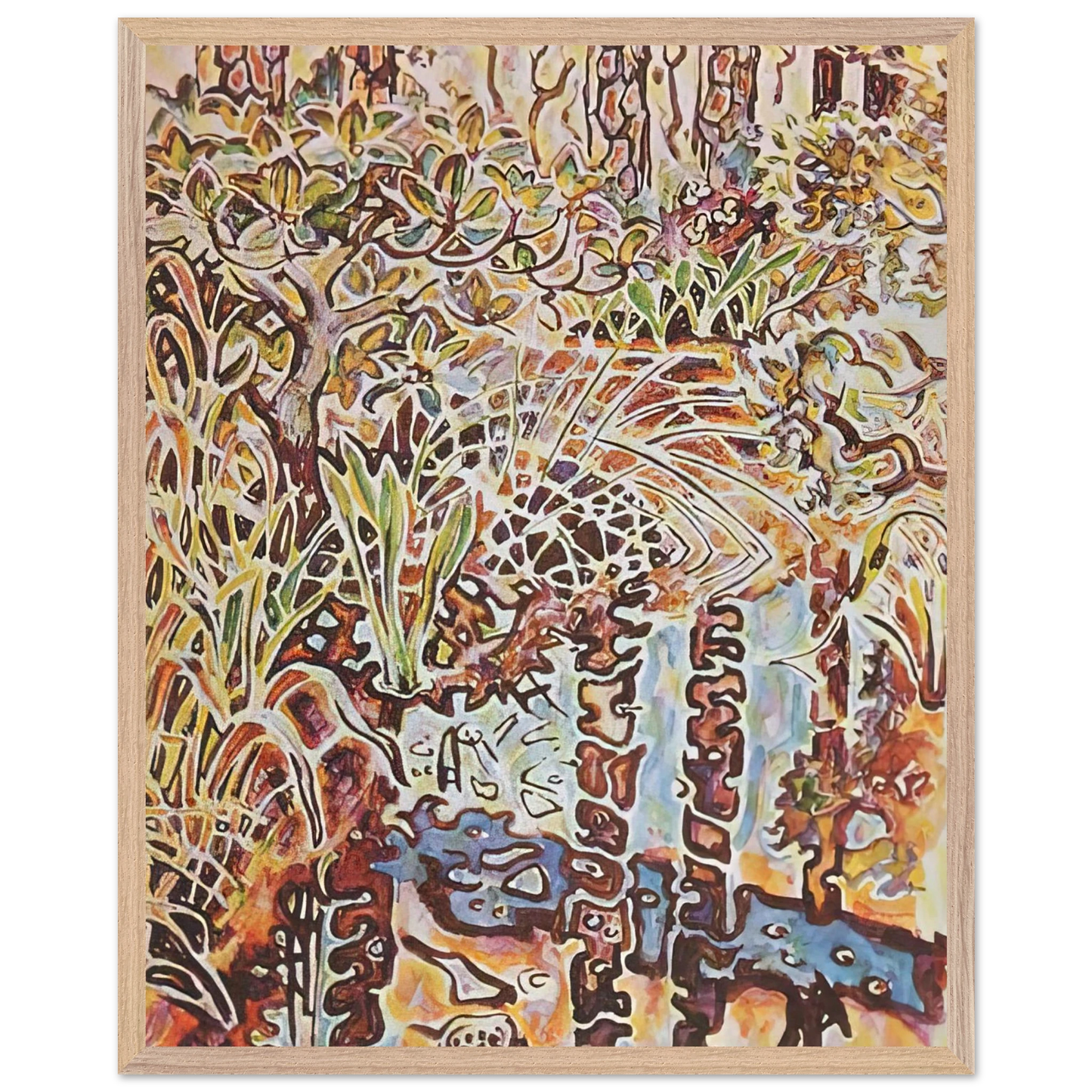 Walter Inglis Anderson - Walter Anderson Wall art - A2 (42 x 59.4  cm) - Premium Wooden Framed Poster With Fine Art Paper-canvas - Wood frame