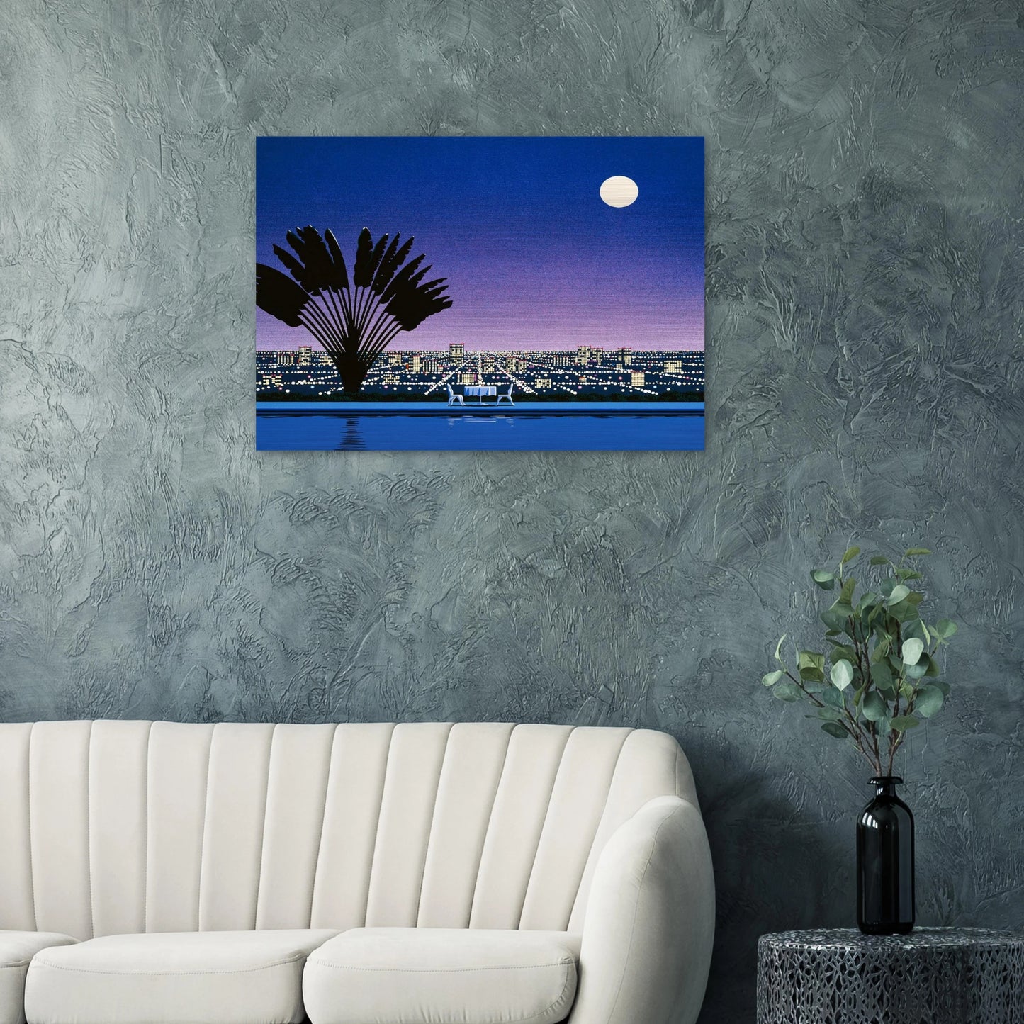 Onra - Nobody Has To Know - Hiroshi Nagai Brushed Aluminum Print - 70x100 cm / 28x40 inches | Hiroshi Nagai Aluminum Print | Hiroshi Nagai Prints