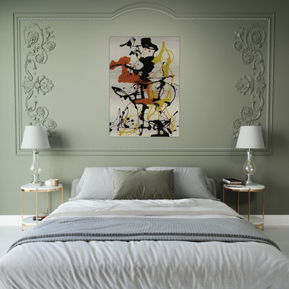 NUMBER 26 1949 - Jackson Pollock Brushed Aluminum Print - 70x100 cm / 28x40 inches | Jackson Pollock Aluminum Print | Jackson Pollock Prints