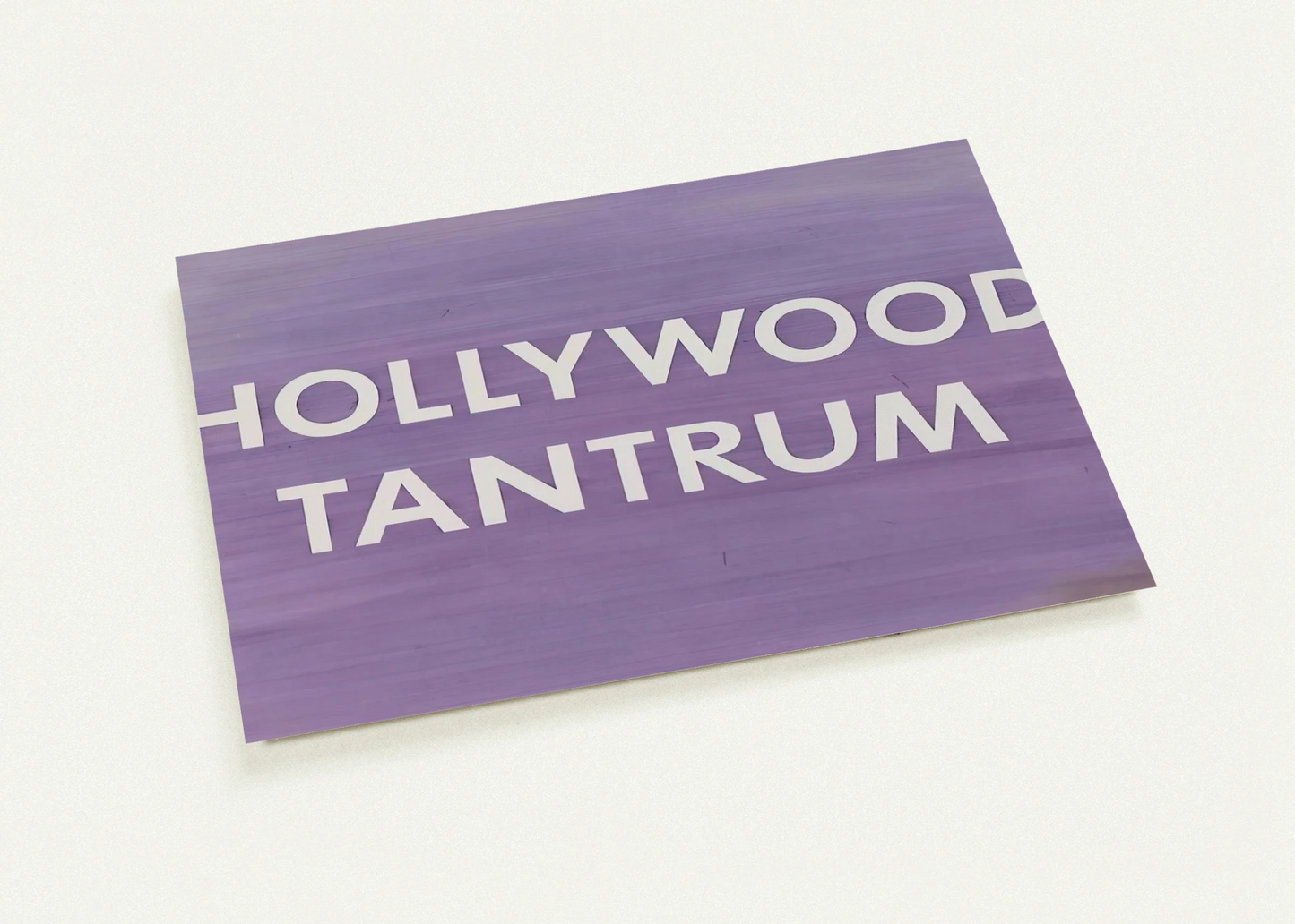 HOLLYWOOD TANTRUM 1979 By Edward Ruscha Pack of 10 Post Cards | Edward Ruscha Post Cards | A6 (10.5 x 14.8 cm) - 4.1 x 5.8 inches