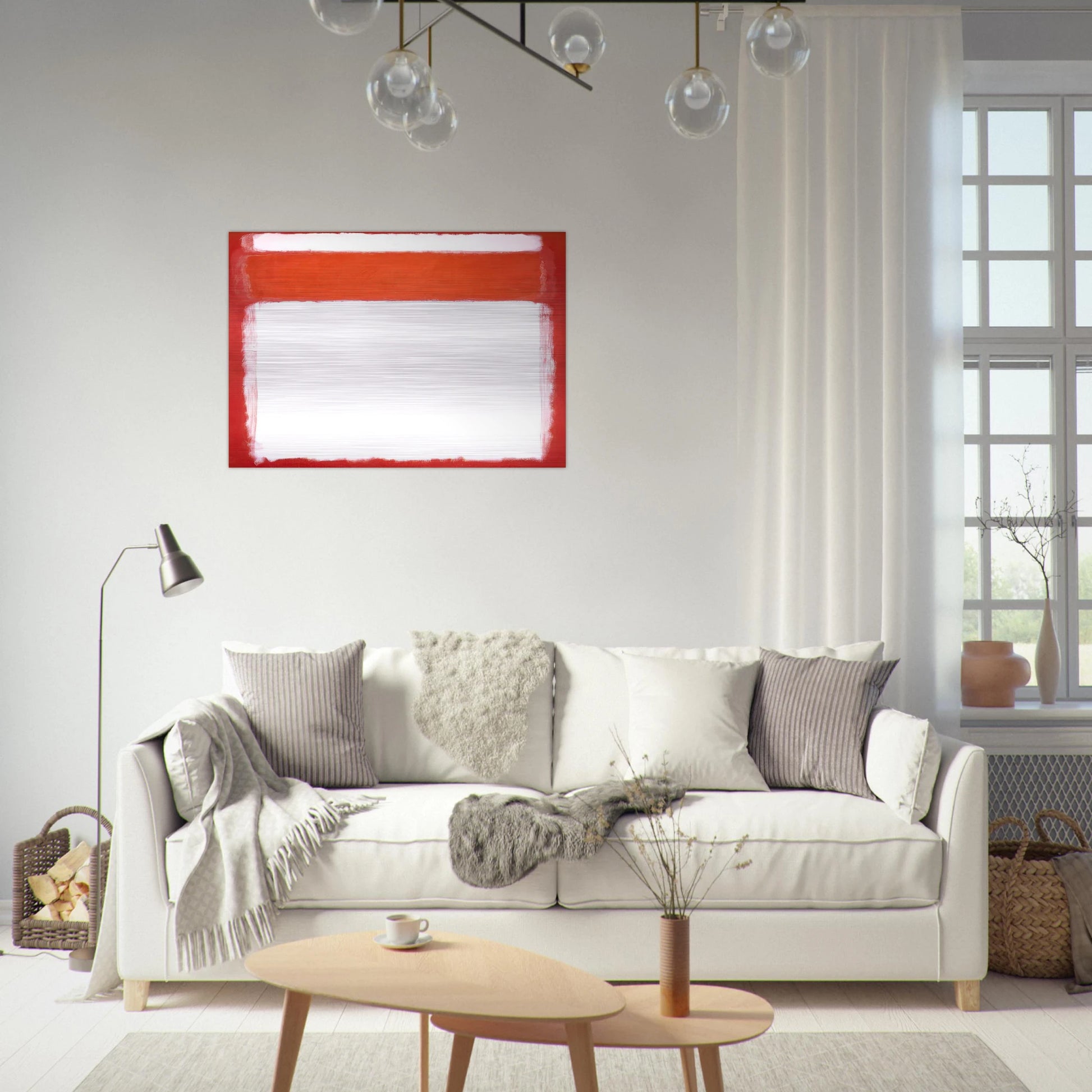 No. 16 - 1957 - Mark Rothko Brushed Aluminum Print - 70x100 cm / 28x40 inches | Mark Rothko Aluminum Print | Mark Rothko Prints