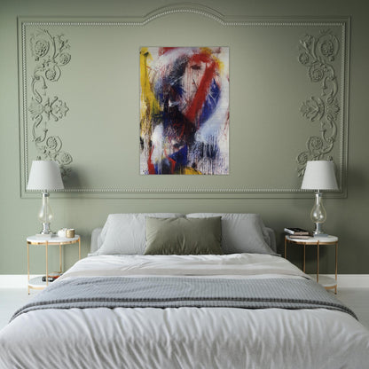 Excalibur - 1960 - Norman Bluhm Brushed Aluminum Print - 70x100 cm / 28x40 inches | Norman Bluhm Aluminum Print | Norman Bluhm Prints