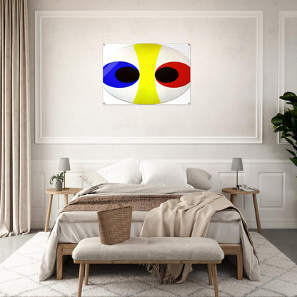 Omicron VII - 1961 - Alexander Liberman Acrylic Print - 70x100 cm / 28x40″ inches