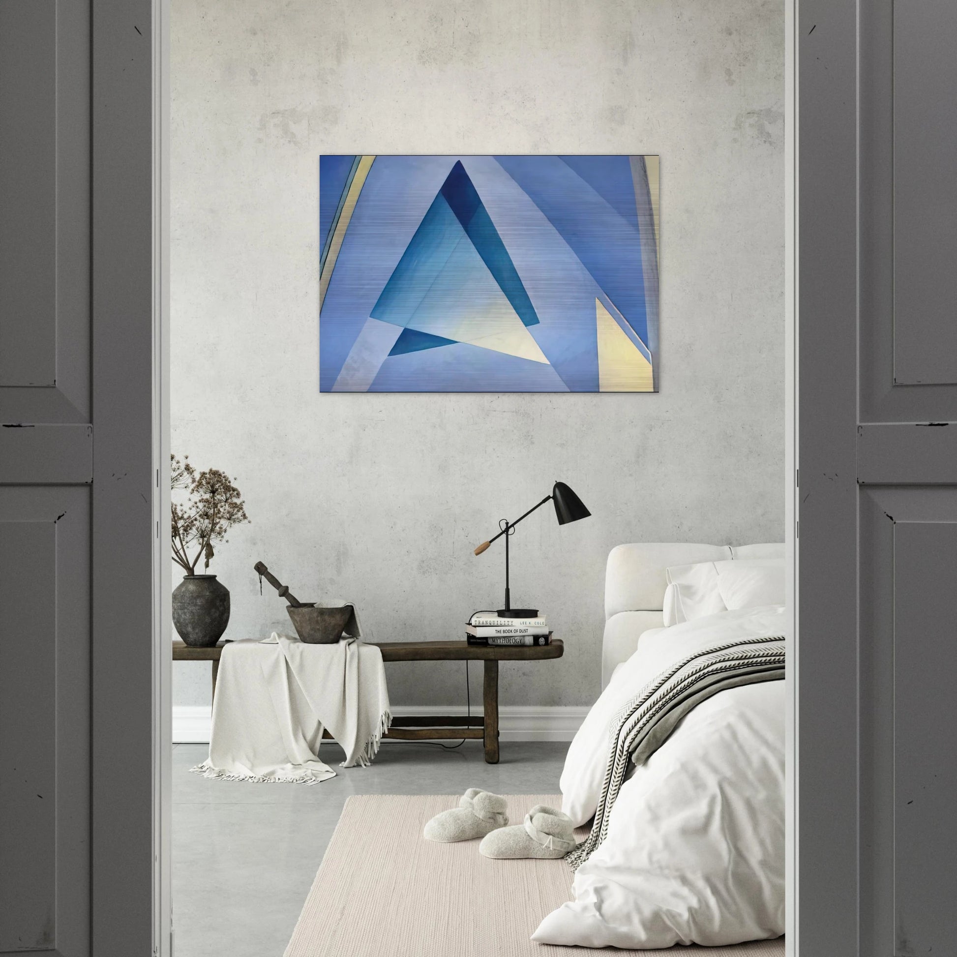 Hanover Abstract - 1938 - Lawren Harris Brushed Aluminum Print - 70x100 cm / 28x40 inches | Lawren Harris Aluminum Print | Lawren Harris Prints