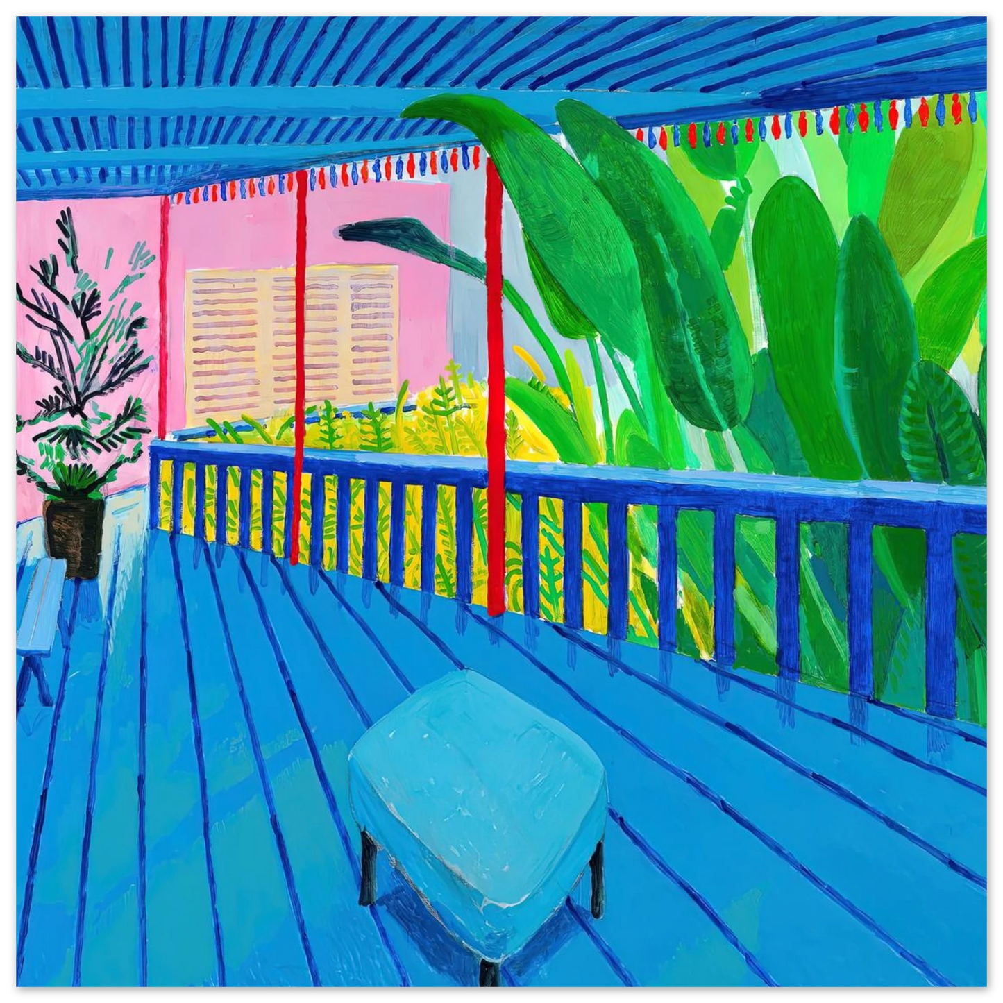 David Hockney - David Hockney Wall art - 75x100 cm / 30x40 inches - Fine Art Poster-canvas - -