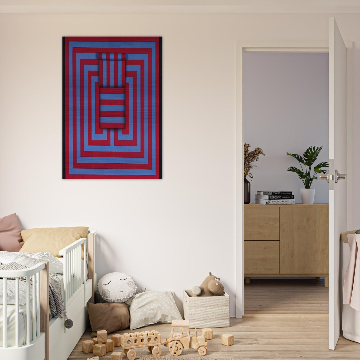 Witoto - 1970 - Omar Rayo Brushed Aluminum Print - 70x100 cm / 28x40 inches | Omar Rayo Aluminum Print | Omar Rayo Prints