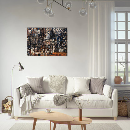 Danse - Tachisme - Maria Helena Vieira da Silva Brushed Aluminum Print - 70x100 cm / 28x40 inches | Maria Helena Vieira da Silva Aluminum Print | Maria Helena Vieira da Silva Prints