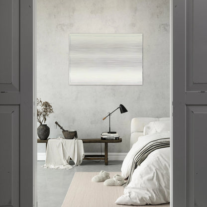 Bent Line Drawing - Robert Ryman Brushed Aluminum Print - 70x100 cm / 28x40 inches | Robert Ryman Aluminum Print | Robert Ryman Prints