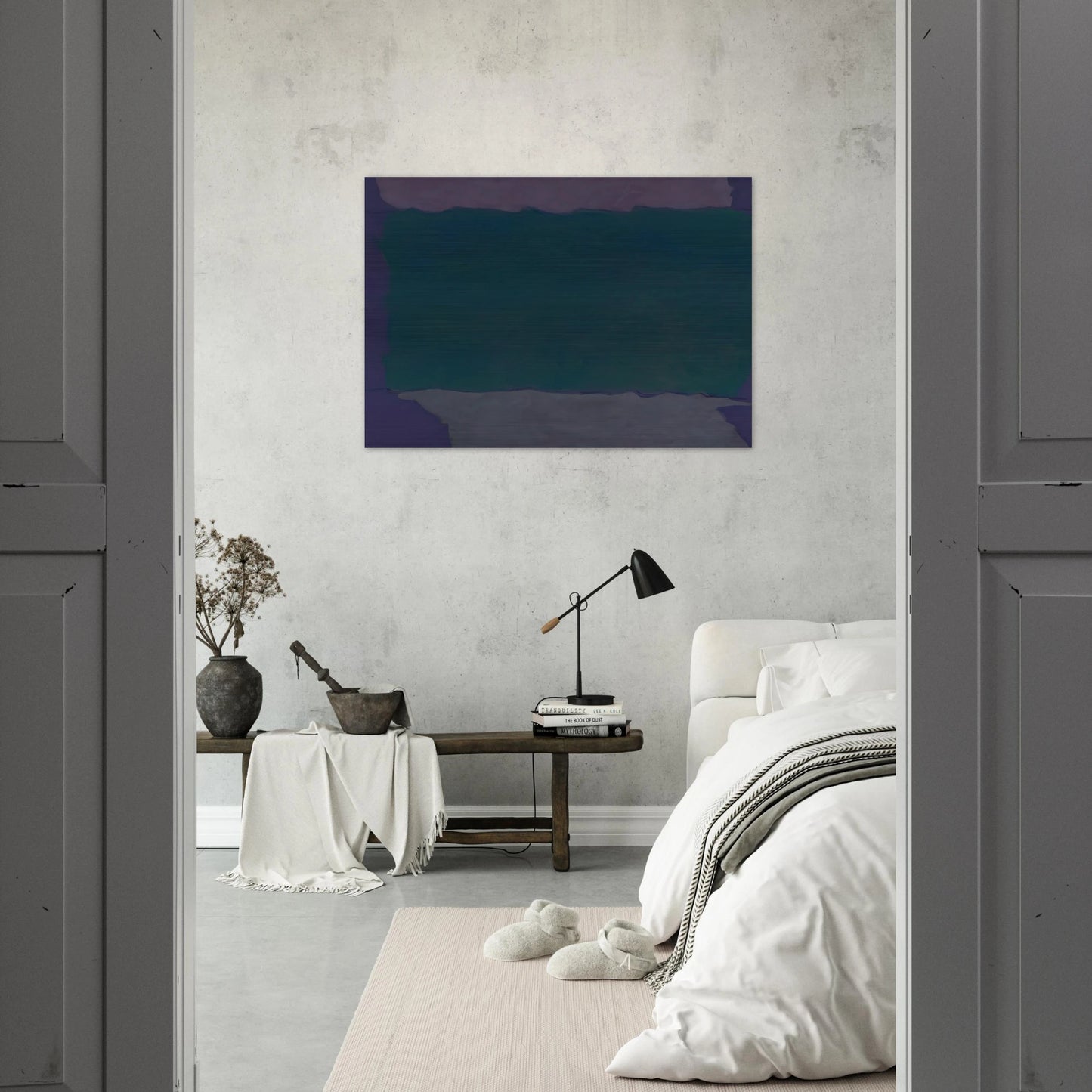 Infinity Field Lefkada Series - 1982 - Theodoros Stamos Brushed Aluminum Print - 70x100 cm / 28x40 inches | Theodoros Stamos Aluminum Print | Theodoros Stamos Prints
