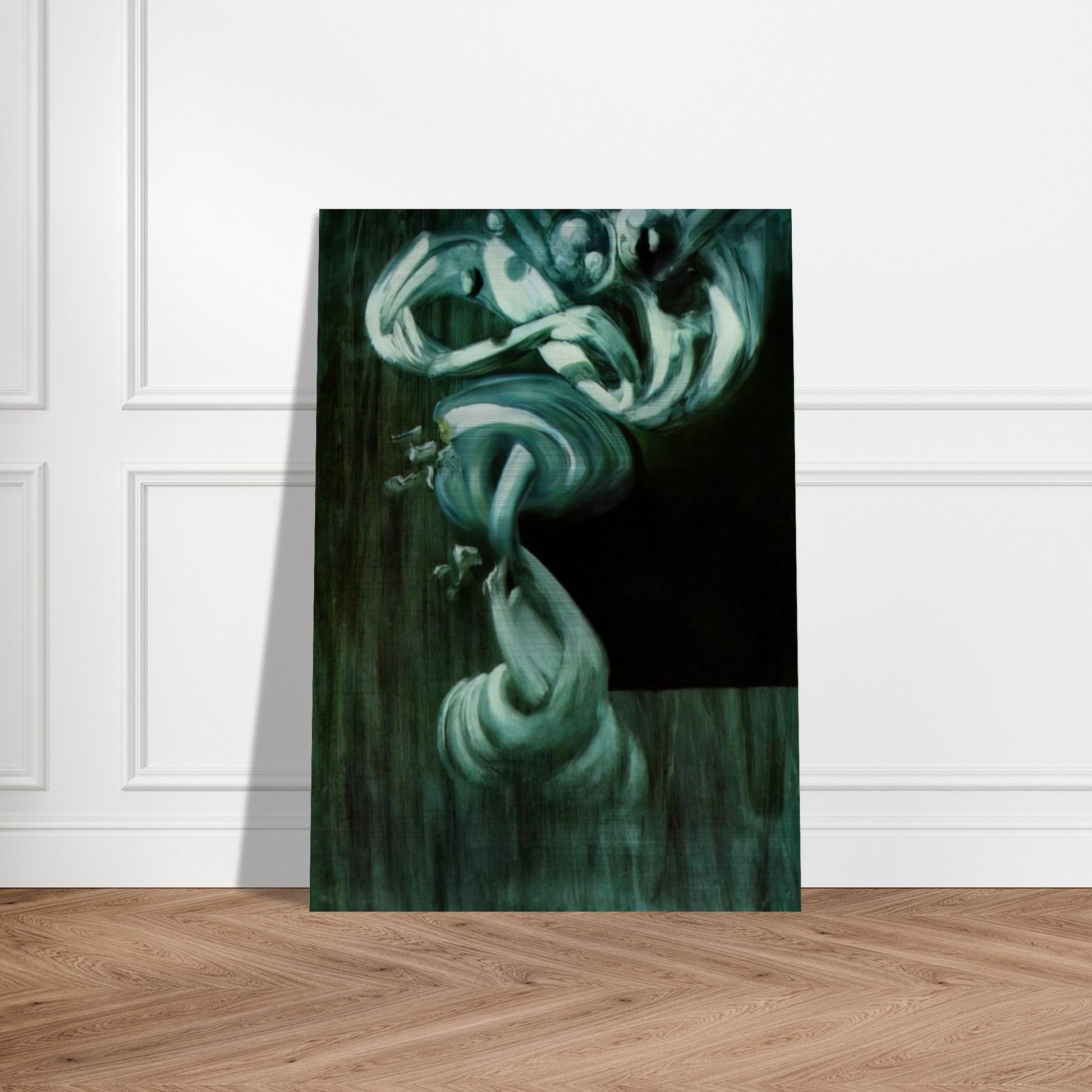 STUDY FOR A FRUIT BOWL IN STILL LIFE FAST MOVING - Salvador Dali Brushed Aluminum Print - 70x100 cm / 28x40 inches | Salvador Dali Aluminum Print | Salvador Dali Prints