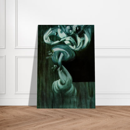 STUDY FOR A FRUIT BOWL IN STILL LIFE FAST MOVING - Salvador Dali Brushed Aluminum Print - 70x100 cm / 28x40 inches | Salvador Dali Aluminum Print | Salvador Dali Prints