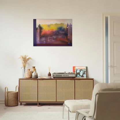 Vision Of Paradise - 1985 - Ronnie Landfield Brushed Aluminum Print - 70x100 cm / 28x40 inches | Ronnie Landfield Aluminum Print | Ronnie Landfield Prints