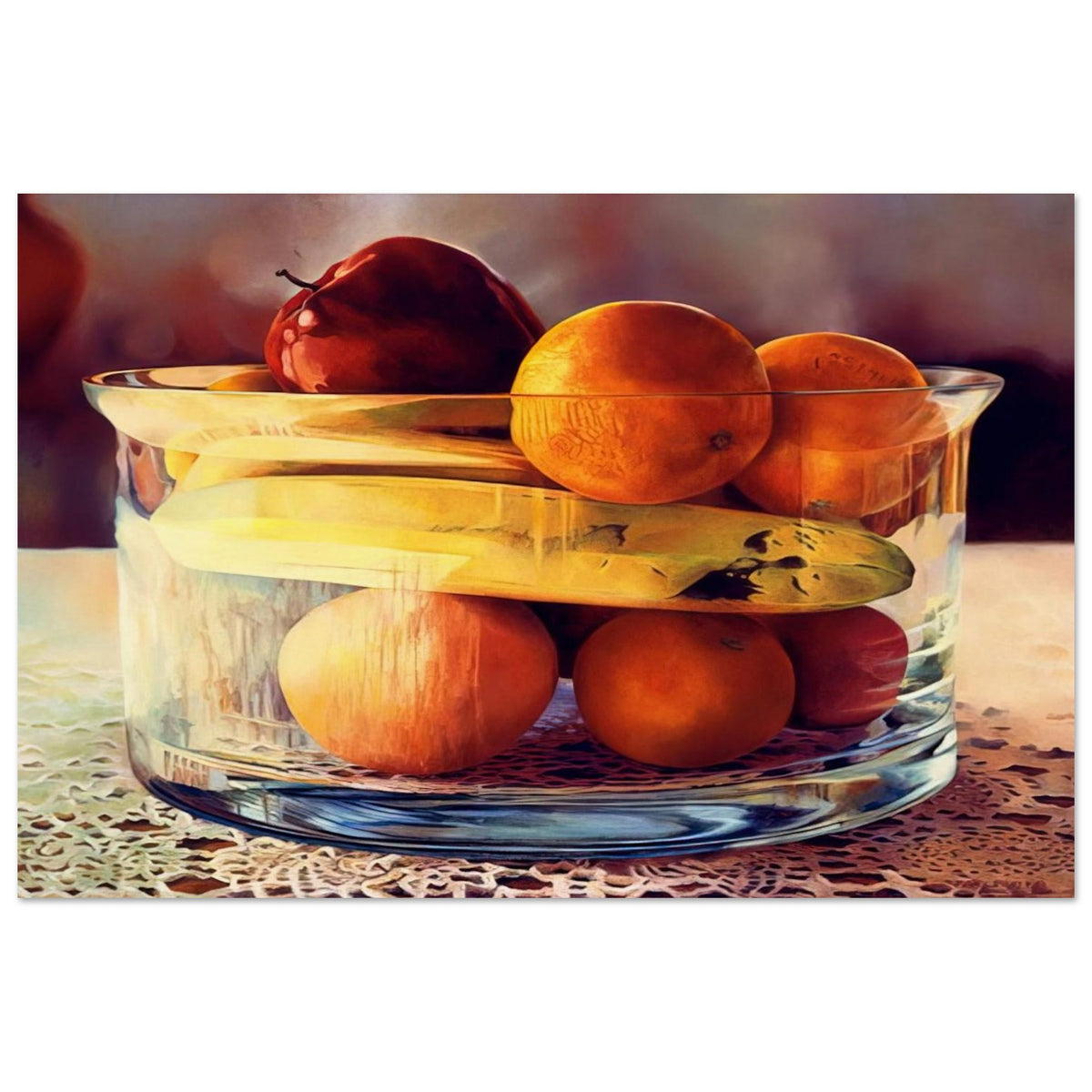 Bowl’d Banana - 1981 - Mary Pratt Art Prints - 100x150 cm / 40x60″ inches | Mary Pratt Poster | Mary Pratt Prints