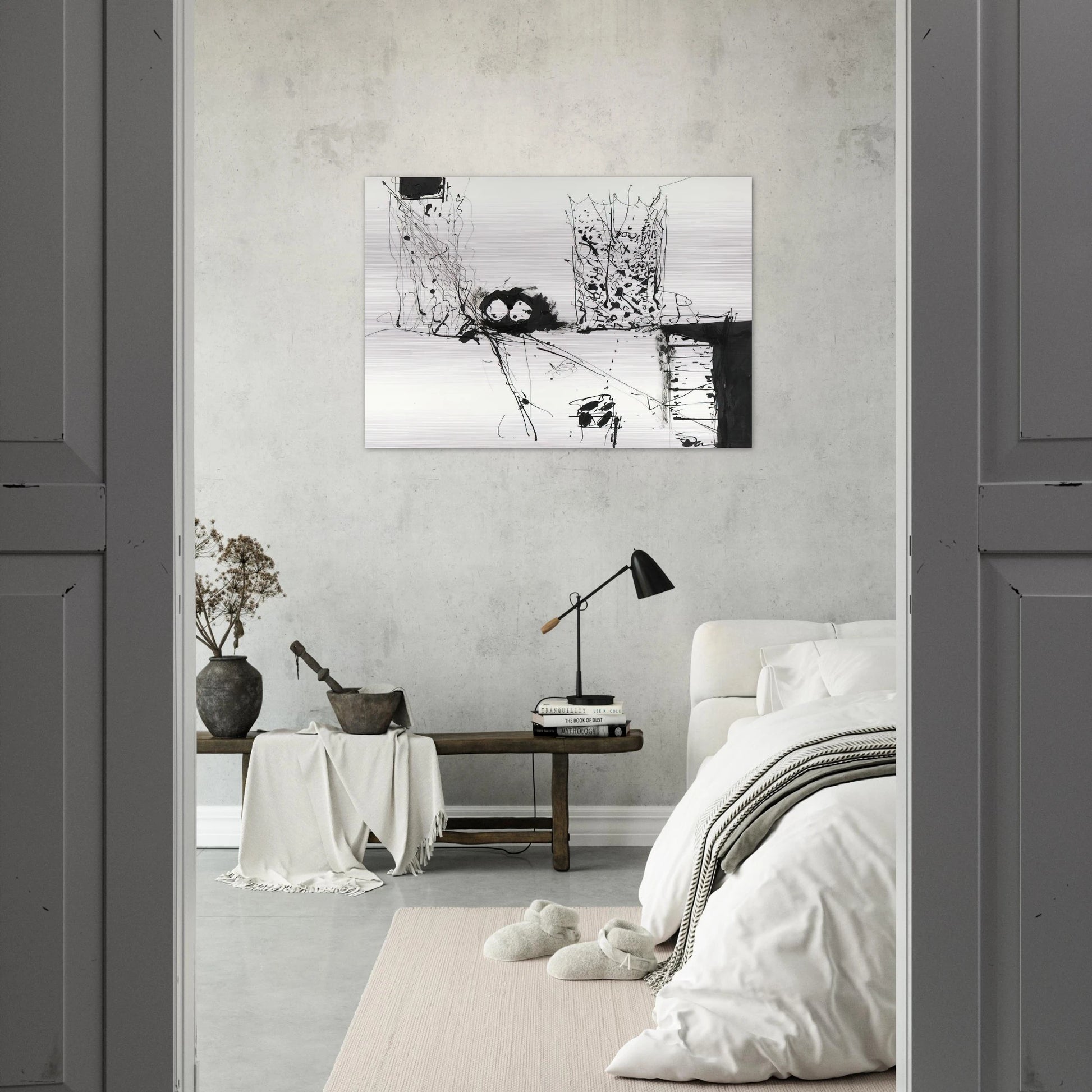 Tree House - 1981 - Gene Davis Brushed Aluminum Print - 70x100 cm / 28x40 inches | Gene Davis Aluminum Print | Gene Davis Prints