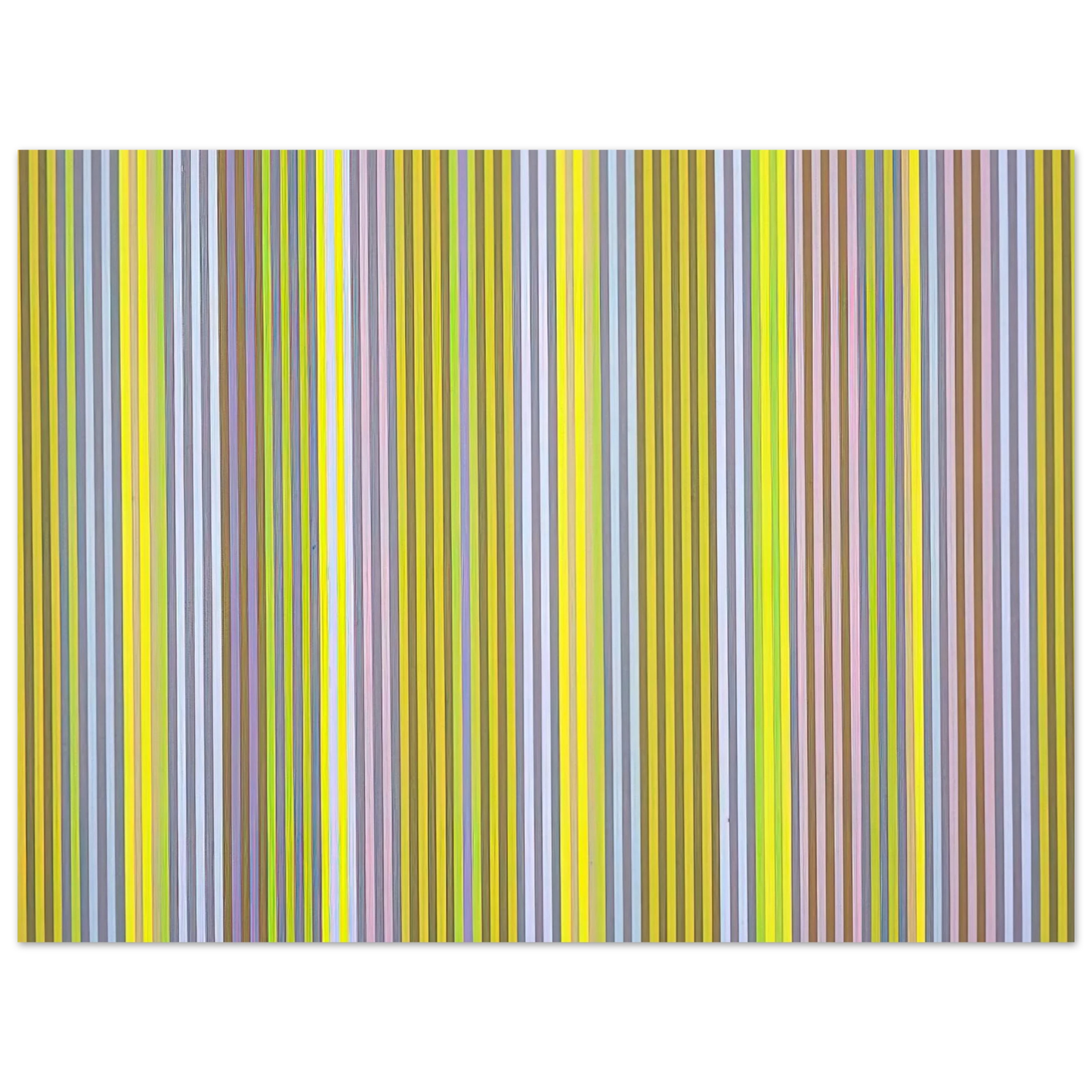 Gene Davis - Black Popcorn - 1969  75x100 cm / 30x40inches Fine Art Poster
