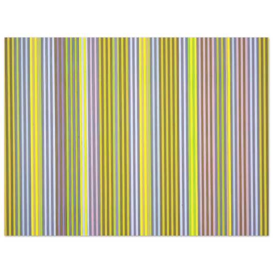 Gene Davis - Black Popcorn - 1969  75x100 cm / 30x40inches Fine Art Poster
