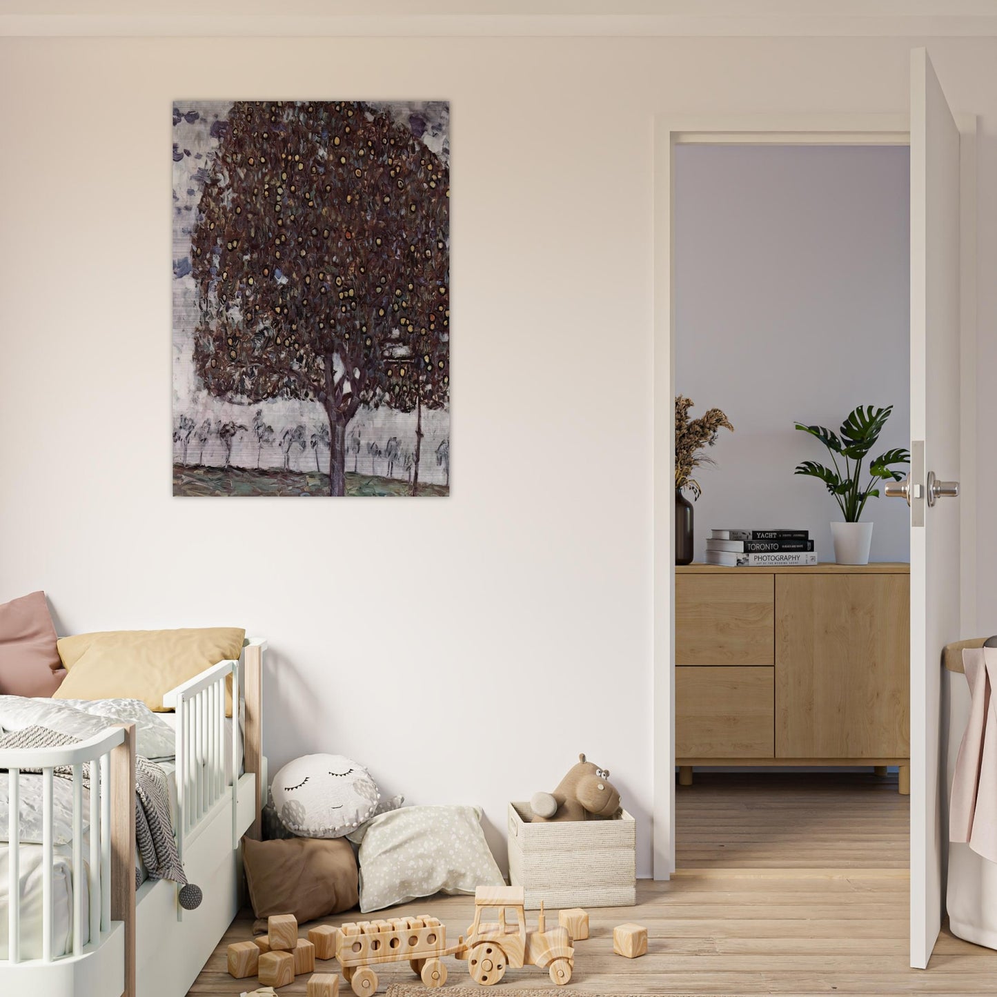 APPLE TREE II - Gustav Klimt Brushed Aluminum Print - 70x100 cm / 28x40 inches | Gustav Klimt Aluminum Print | Gustav Klimt Prints