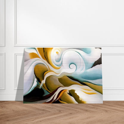 Nature Forms Gasp - Georgia O'Keeffe Brushed Aluminum Print - 70x100 cm / 28x40 inches | Georgia O'Keeffe Aluminum Print | Georgia O'Keeffe Prints