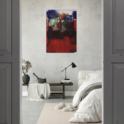 Nulli Secundus - Hans Hofmann Brushed Aluminum Print - 70x100 cm / 28x40 inches | Hans Hofmann Aluminum Print | Hans Hofmann Prints