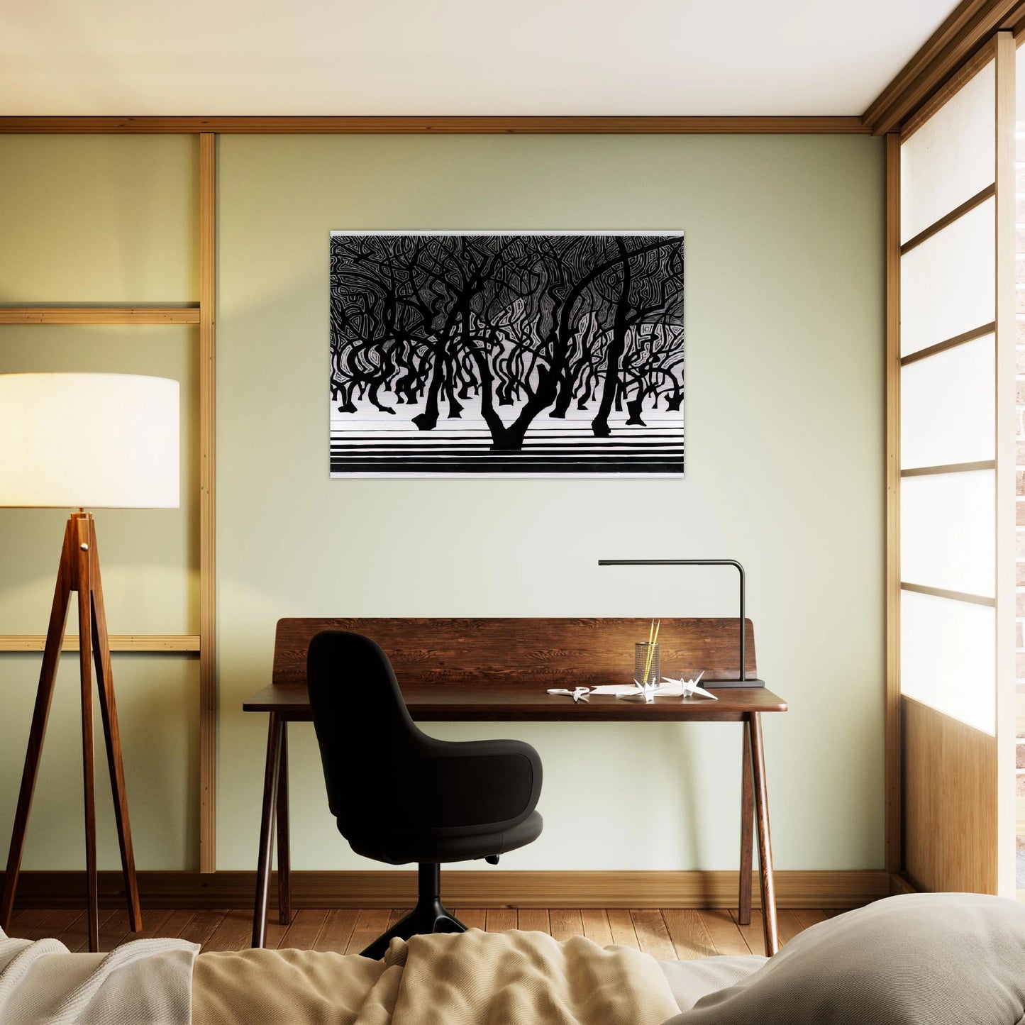 ESCHER (9) - MC Escher Brushed Aluminum Print - 70x100 cm / 28x40 inches | MC Escher Aluminum Print | MC Escher Prints