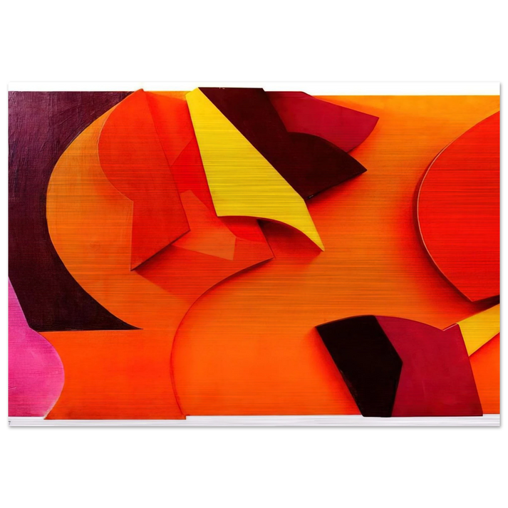 Abstract Composition - Jean Arp Brushed Aluminum Print - 70x100 cm / 28x40 inches | Jean Arp Aluminum Print | Jean Arp Prints