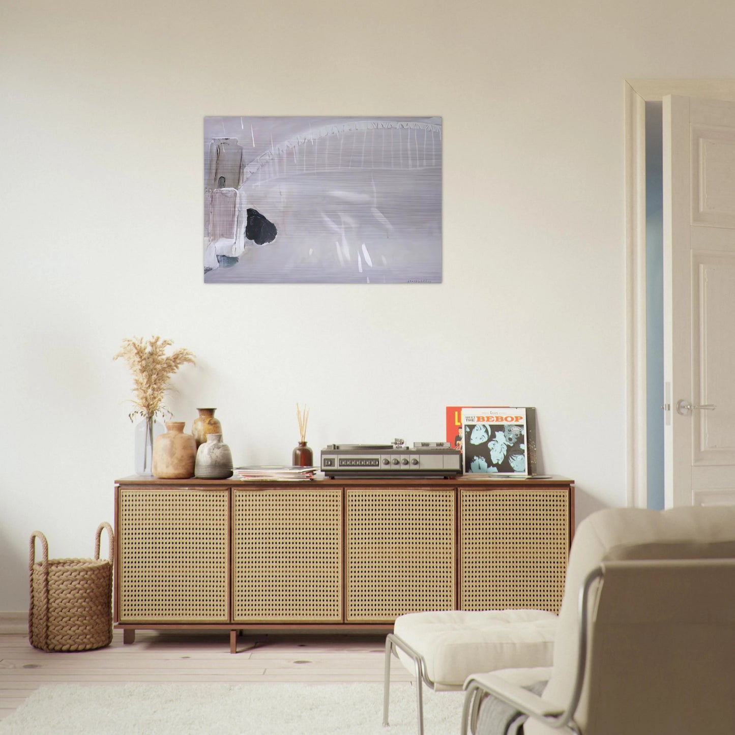 Lavender Bay in the Rain - Neo-Expressionism - Brett Whiteley Brushed Aluminum Print - 70x100 cm / 28x40 inches | Brett Whiteley Aluminum Print | Brett Whiteley Prints