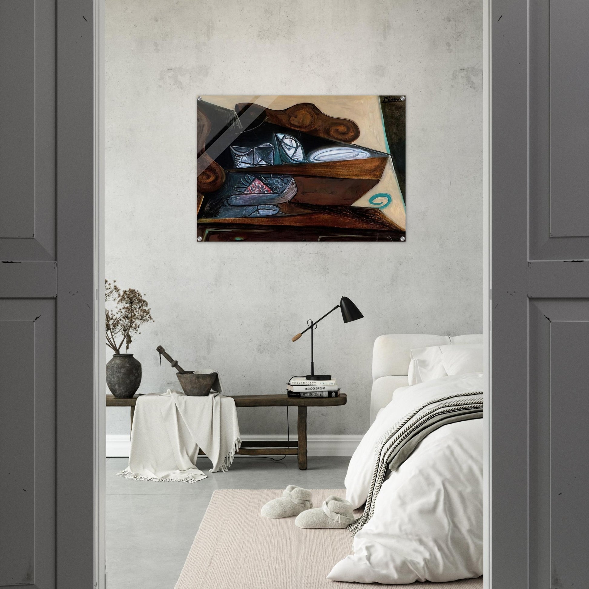 The buffet of  Catalan  - Pablo Picasso Acrylic Print - 70x100 cm / 28x40″ inches