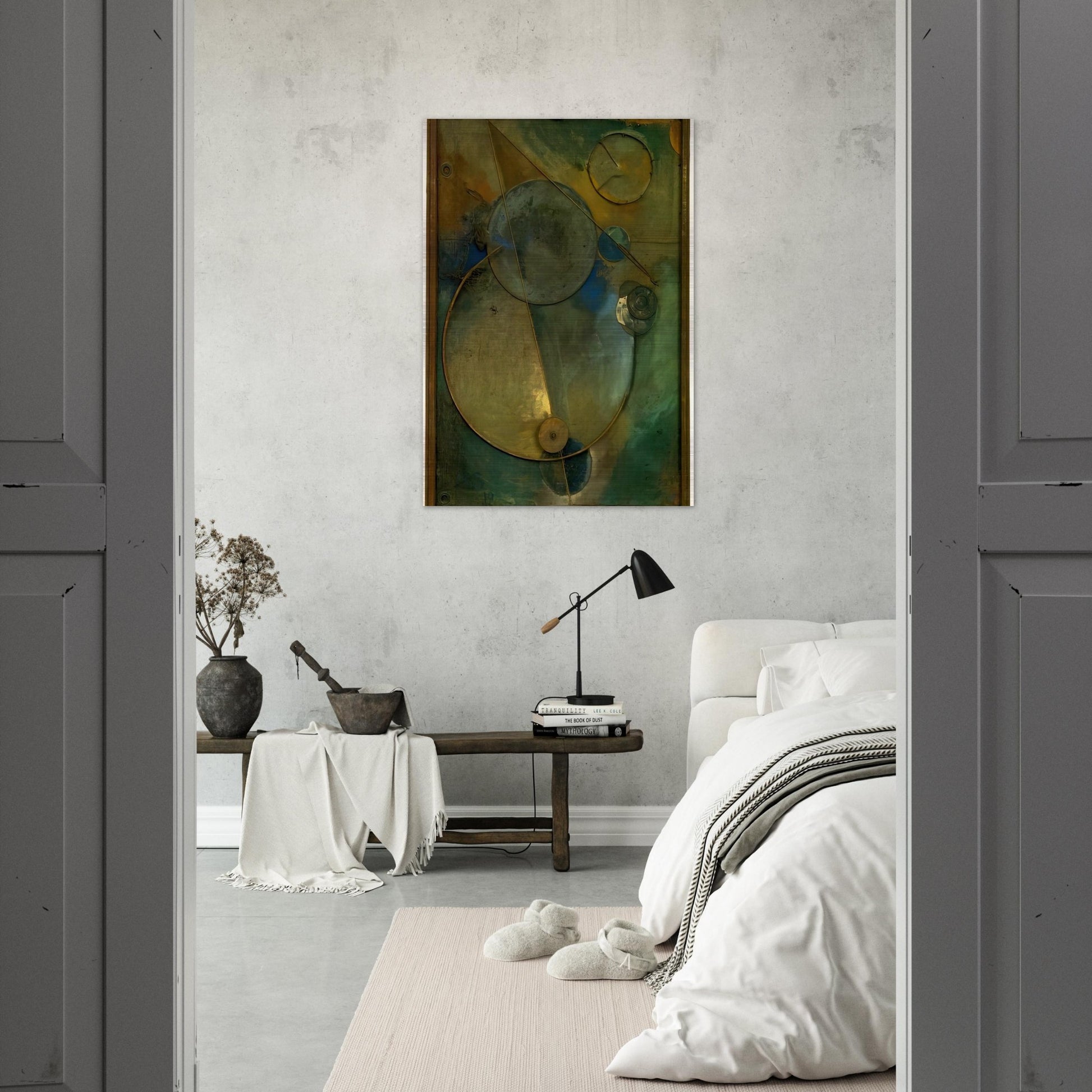 REVOLVING 1919 - Kurt Schwitters Brushed Aluminum Print - 70x100 cm / 28x40 inches | Kurt Schwitters Aluminum Print | Kurt Schwitters Prints