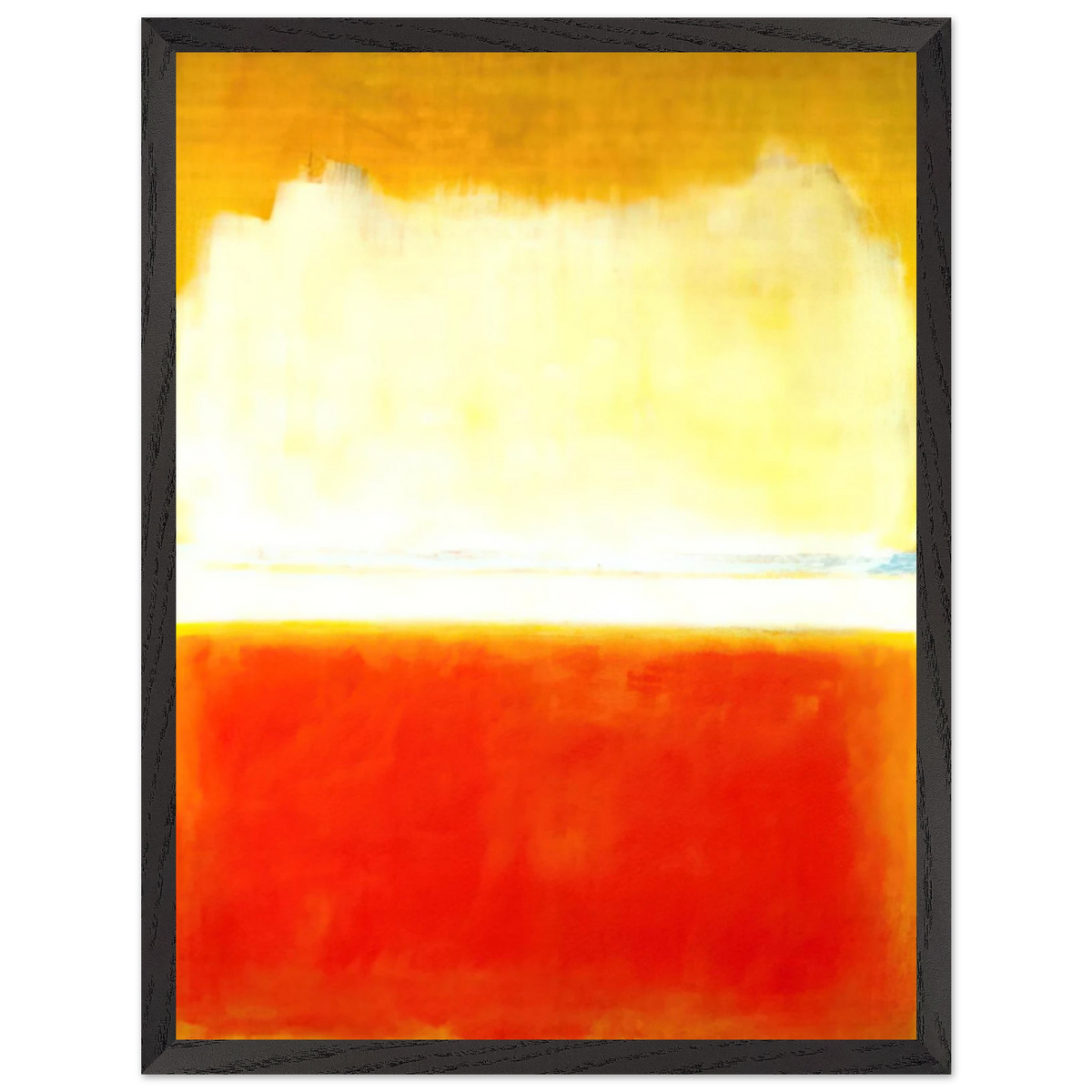 Mark Rothko - No.8 - 1952 Wall Art - 30x40 cm / 12x16 inches - Premium Wooden Framed Poster With Fine Art Paper-canvas - Wood frame