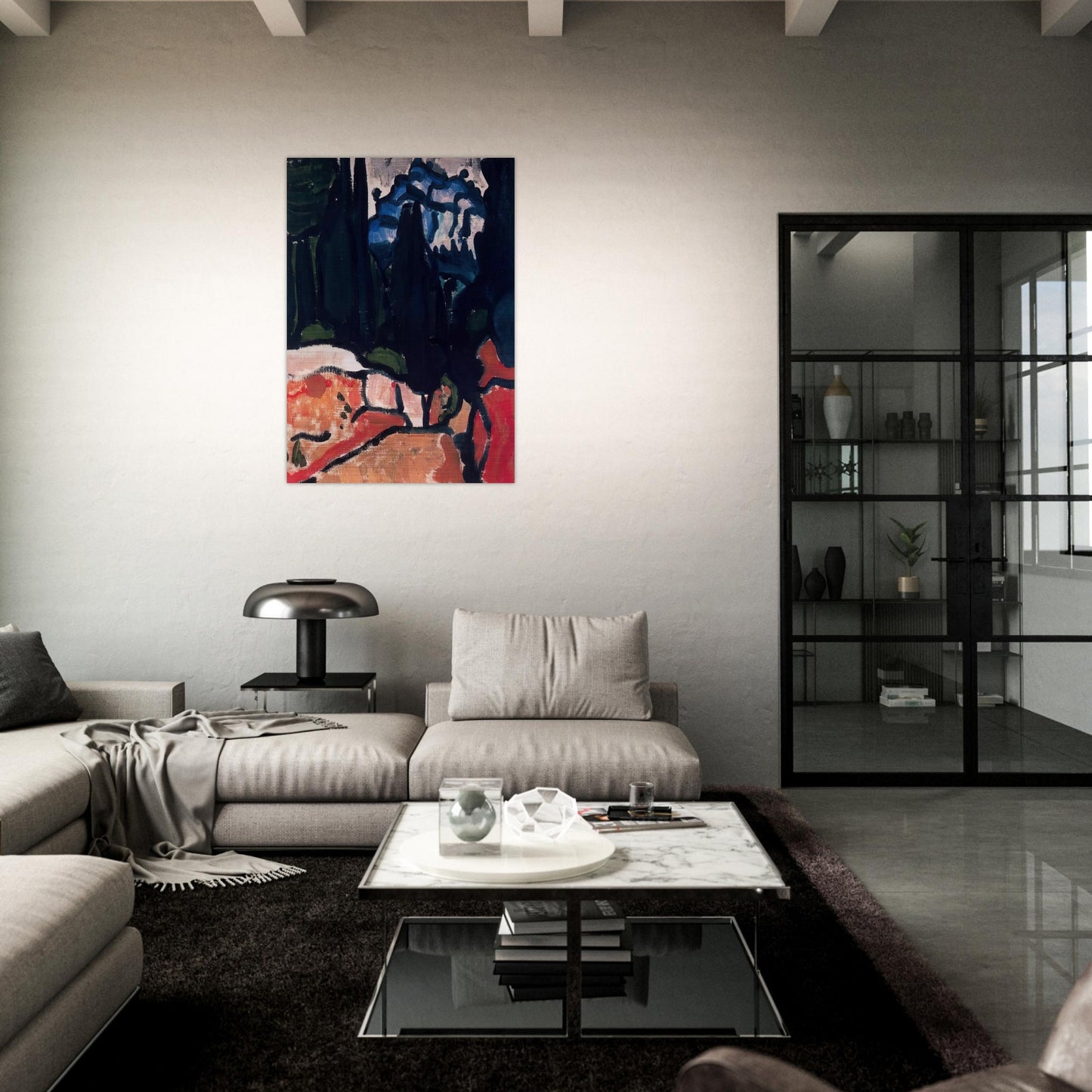 NOT DETECTED 256142 - Andre Derain Brushed Aluminum Print - 70x100 cm / 28x40 inches | Andre Derain Aluminum Print | Andre Derain Prints