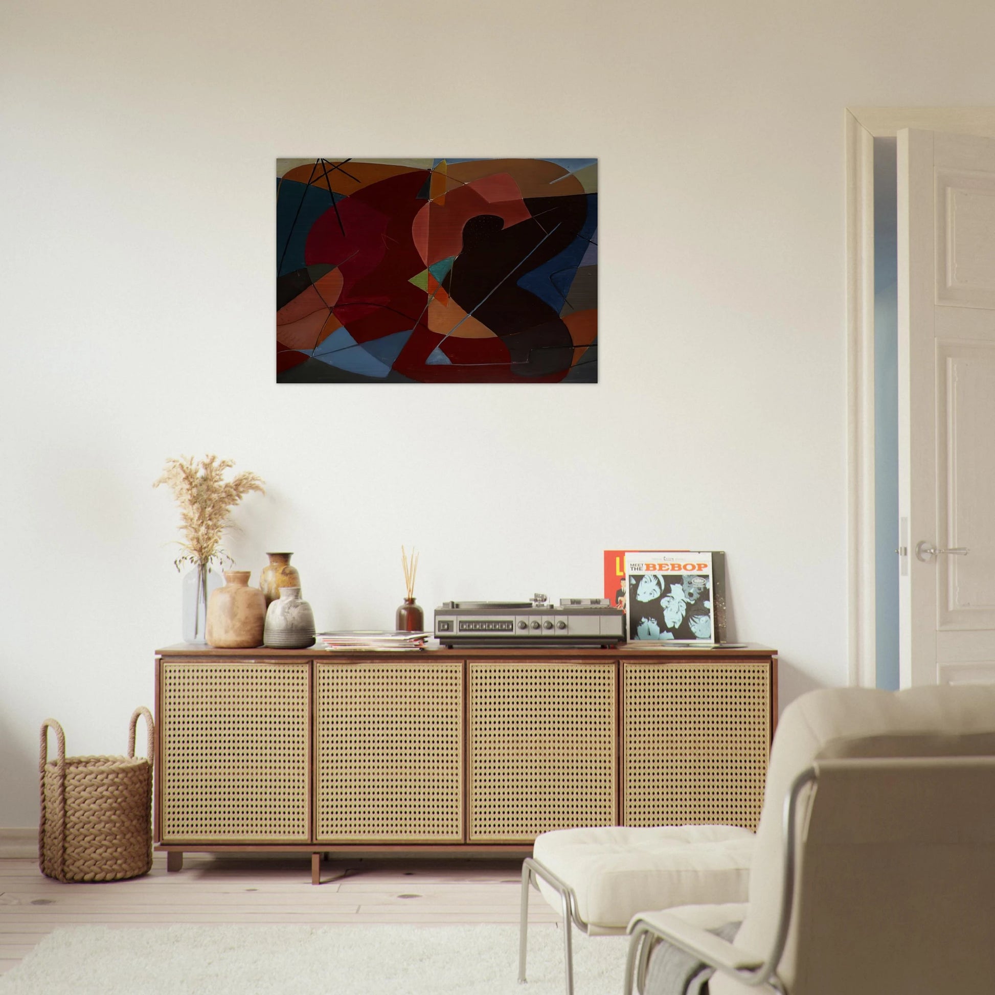 Untitled No 8 - 1932 - John Ferren Brushed Aluminum Print - 70x100 cm / 28x40 inches | John Ferren Aluminum Print | John Ferren Prints