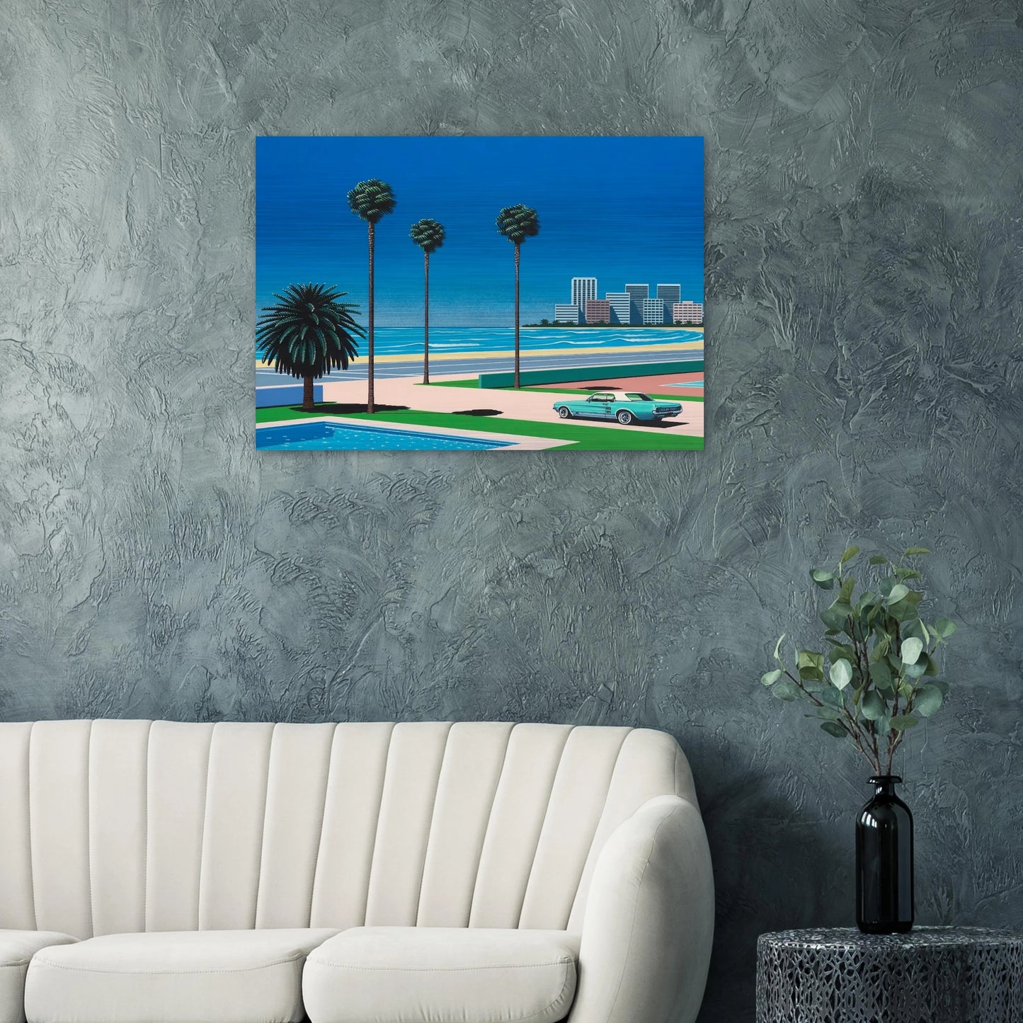 Sunshine Reggae - Hiroshi Nagai Brushed Aluminum Print - 70x100 cm / 28x40 inches | Hiroshi Nagai Aluminum Print | Hiroshi Nagai Prints